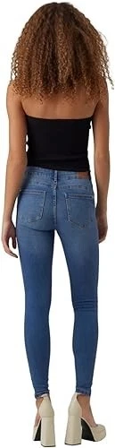 Vero Moda Jeans Skinny De Tiro Medio Alia Slim Fit Grande W31 L32" (fm53-9) - Imagen 2 de 3