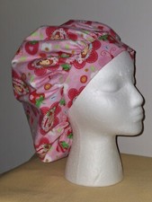Flannel Medical Surgical Bouffant Scrub Hat SIZE Large