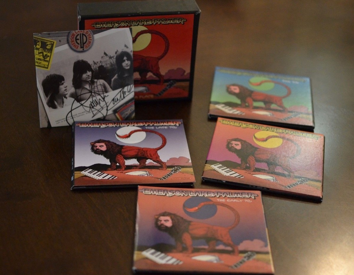 米4discs CD Emerson, Lake &amp; Palmer A Time And A Place 82666312075 SHOUT! FACTORY /00300 Emerson, Lake & Palmer – A Time And A Place – Box Set 4 x CD