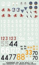 TAURO MODEL TM32/510 INSEGNE ANR/REGIA AER./AER. COBELL. x SPITFIRE, Bf109 1:32