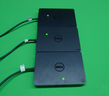  Lot of 3 Dell WD15 USB-C 4K Docking Station K17A 5FDDV