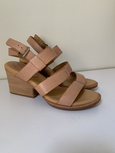 Kork Ease Sandals Sz 6 Tan Classic Natural Leather Shoes Strappy Summer