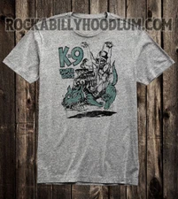 Retro Motorcycle Tee T Shirt Vtg Ed Big Daddy Roth k9 Super Dogs Chopper