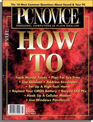 PC Novice - 1995, March - How To's, Mutual Funds Online