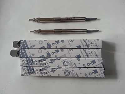 Genuine Glow Plugs:4p REXTON,KYRON,ACTYON,ACTYON SPORTS D20DT#6641590001 Express