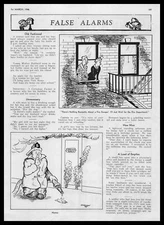 1945 Fire Department Rescues Ladies Cartoons Dutton And Herridge Art Print Ad