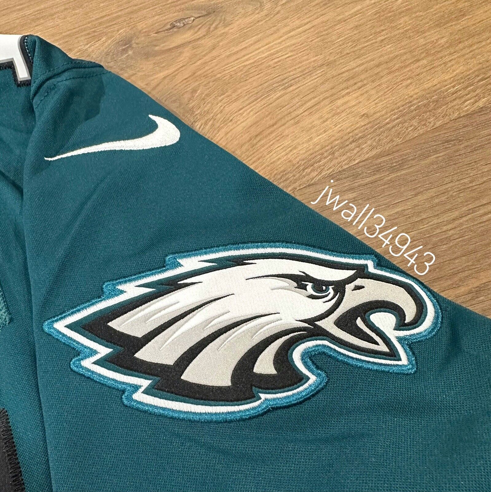Nike Philadelphia Eagles No52 Asantay Brown Green Men's Stitched NFL Limited Rush Jersey