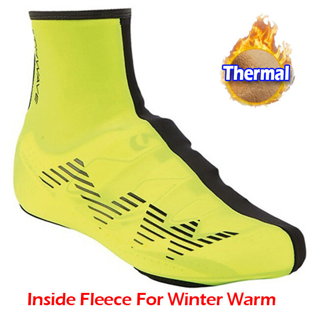 Thermal Cycling Shoe Cover Winter Fleece Cycle Race MTB Sports Bike