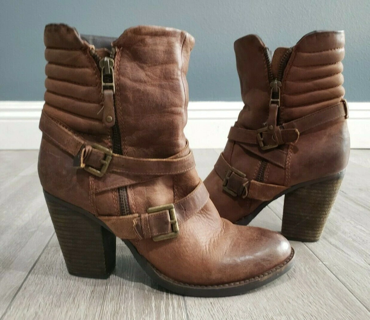 Brown steve 2025 madden boots