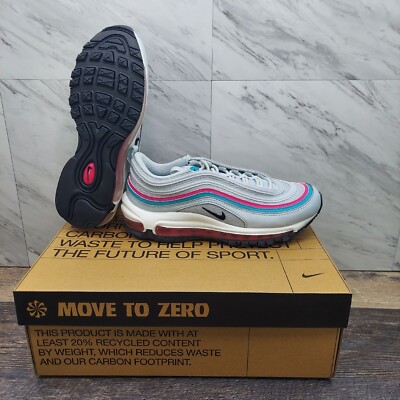 Nike Air Max 97 Silver South Beach Miami Pink Teal DH5093-001 Women's Size 6.5
