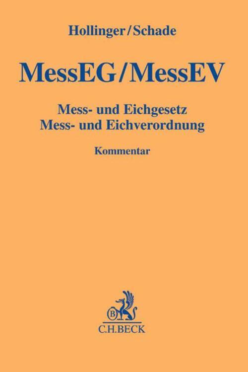 Thumbnail - Mess- Und Eichgesetz, Mess- Und Eichverordnung Friedrich Hollinger (u.