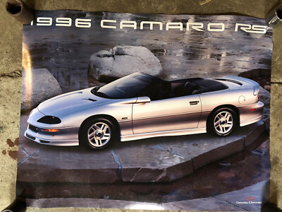 1996 Chevrolet Camaro RS Poster Dealership Showroom 2-Sided 17'' x 22'' NEW NOS