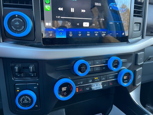 2021+ Ford F150 Interior Knob Covers - Picture 2 of 3