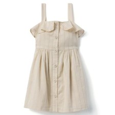 NWT Gymboree Cream Button Dress Toddler Girls and kid girl sizes
