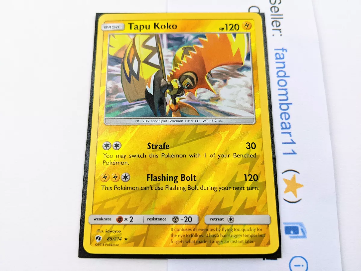 Tapu Koko LOT 85  Pokemon TCG POK Cards