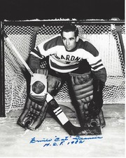 EMILE 'CAT' FRANCIS SIGNED 8x10 PHOTO 3 w/COA BLACKHAWKS NEW YORK RANGERS COACH