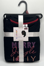 Women's Size S 4-6 JOYSPUN 2-Piece Pajama Set Christmas Sleepwear Pajamas