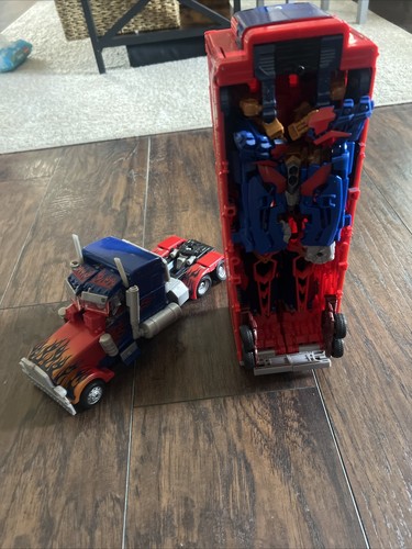 Transformers Revenge Of The Fallen OPTIMUS PRIME Complete Leader Rotf With Trl - Picture 10 of 11