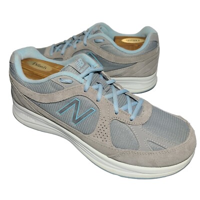 New Balance Women's 877 V1 Walking Shoes Sneakers Size 10 B USA Gray Blue 
