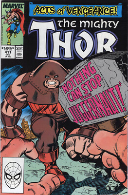 THE MIGHTY THOR 411 (1989): Near Mint - 1st New Warriors