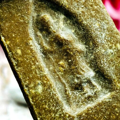 Somdej Behind Sivali Capsule Walking God Lp Kuay Be2515 Yellow Thai Amulett 15437 - Bild 5 von 10