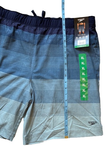 Speedo Men's Tech Volley Swim Shorts Trunks UPF 50+ Comfort Liner, Blue X-Large - Picture 3 of 10