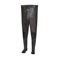 Pro Line Men's Brown Rubber Chest Waders With Black Knee-pads Size 9 on sale Pro Line Men's Brown Rubber Chest Waders With Black Knee-pads Size 9 on sale