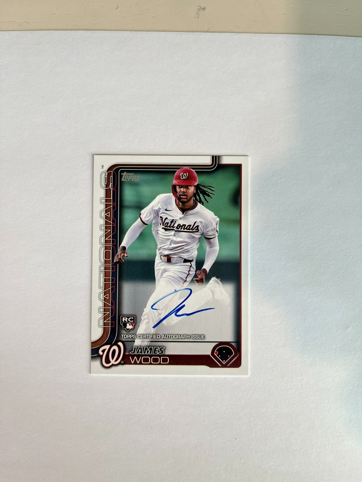 美品】topps james wood auto
