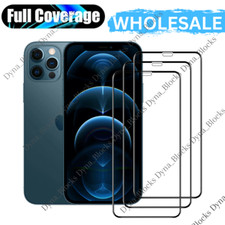 Tempered Glass Full Screen Protector For iPhone 12 11 Pro Max XR XS X WHOLESALE