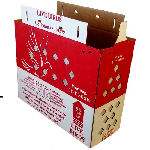 Horizon Bird Shipping Boxes 2 Pack Live Poultry Chicken Pinnon - USPS Approved - 第 7/14 張圖片