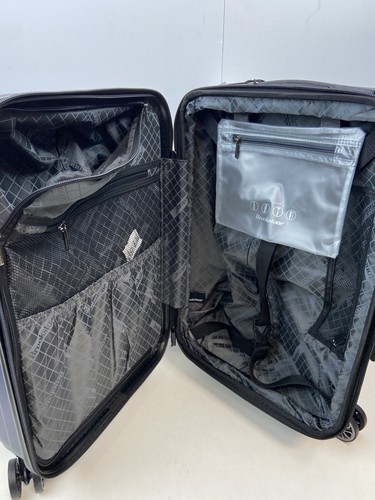 Brookstone 21” Expandable Carry-On Hardside Spinner Suitcase Luggage NWT - Picture 9 of 10