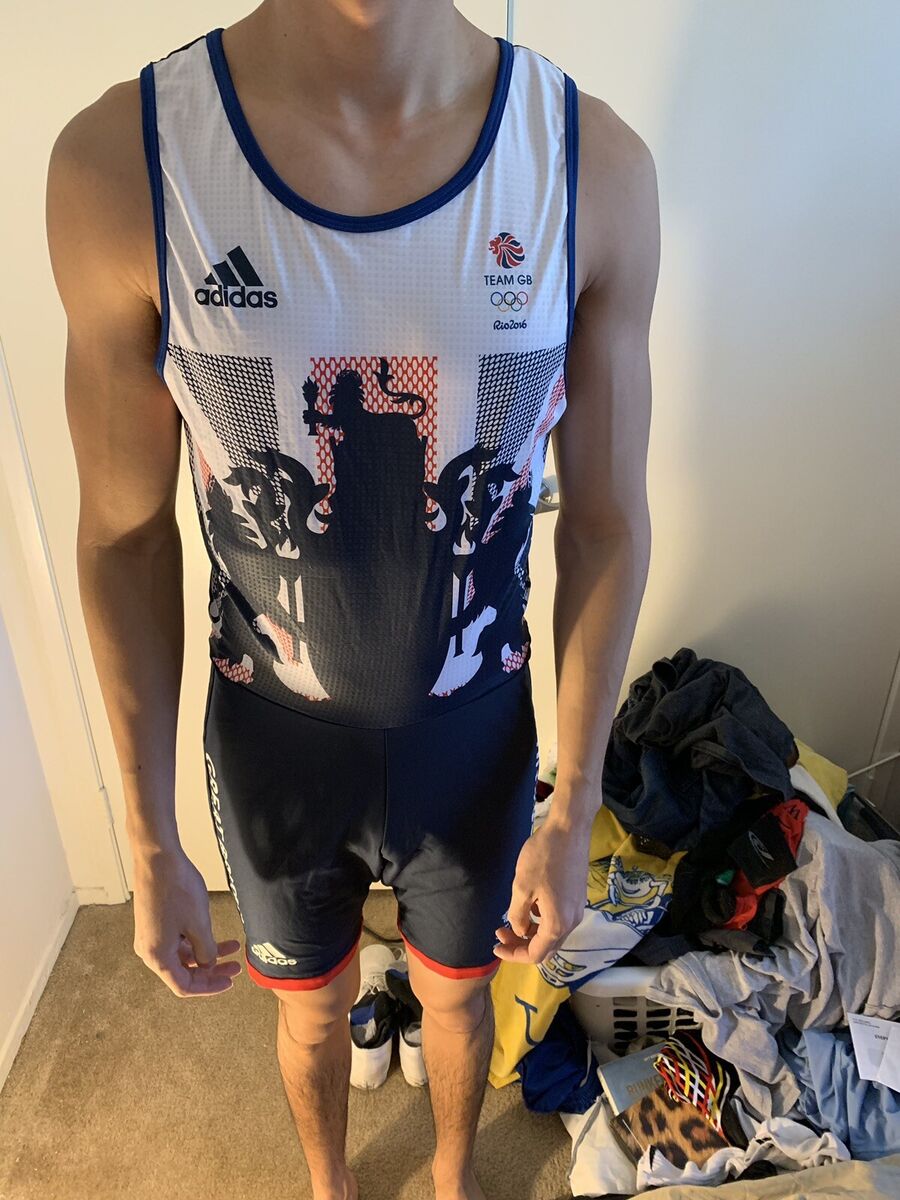 Team GB UK Rowing XL Great Britain Crew Team Unisuit Singlet Speedsuit Uni Male Team GB UK Rowing XL Great Britain Crew Team Unisuit Singlet Speedsuit Uni Male
