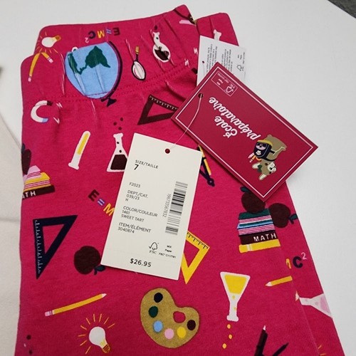 Gymboree Girls Science Planets Dog Prep School Shirt & Leggings Outfit Size 7 - Picture 6 of 6