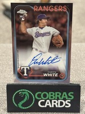 2024 Topps Chrome Owen White Rookie RC Auto Autograph #RA-OW Rangers