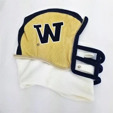 NCAA Washington Huskies Fleece Fan Helmet Hat large Football Excalibur NCA-WA-L