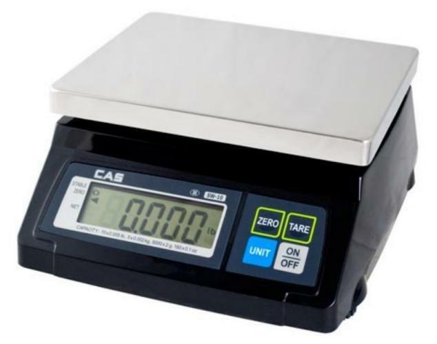 CAS Sw-20rs POS Scale 20lb X 0.01 LB NTEP Legal for Trade