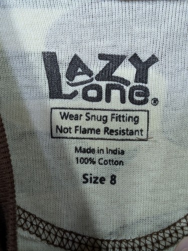 Lazy One Flap Jack Long Johns Kids 8 Trap Door Pajama Camo Hunting Deer Flapjack - Picture 5 of 9