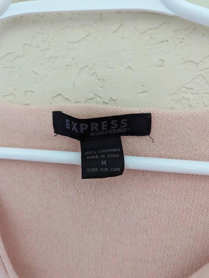 Camisa Express Vintage Cachemira Mangas 3/4 Cuello en V Talla M Foto 3 de 4