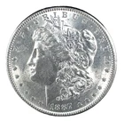 1887 Morgan Dollar BU Choice Uncirculated Mint State 90% Silver $1 US Coin #2590