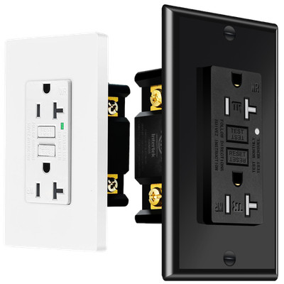 20AMP GFCI Outlet Receptacle Tamper Resistant ETL Listed White GFI TR WR GFCI