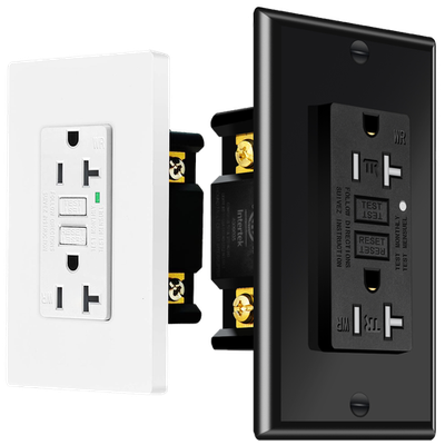 #ad #ad 20AMP GFCI Outlet Receptacle Tamper Resistant ETL Listed White GFI TR WR GFCI $82.60