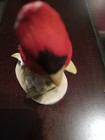 Cardinal Head UP Hand Painted Lefton China on flowers some discoloration RW464 — photo 2