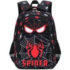Cute Spider School Backpack For Boys Kids School Bag Spider Black
