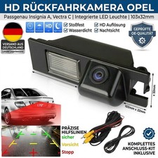 CCD Rückfahrkamera LED Kennzeichenleuchte NTSC Cinch für Opel Insignia A Vectra