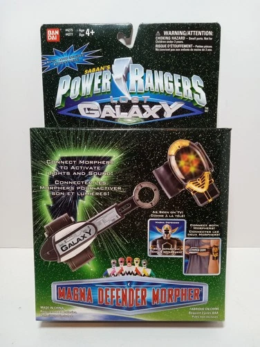 NEW SEALED  Power Rangers Lost Galaxy Magna Defender Morpher Vintage Bandai 1998