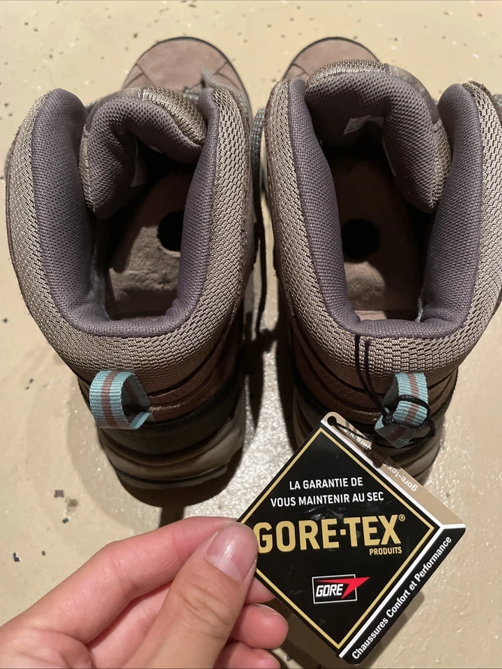 NUEVO CON ETIQUETAS Timberland Botas Marrón Mujer Talla 8.5 Marrón Gore-Tex Impermeables Senderismo Foto 3 de 4