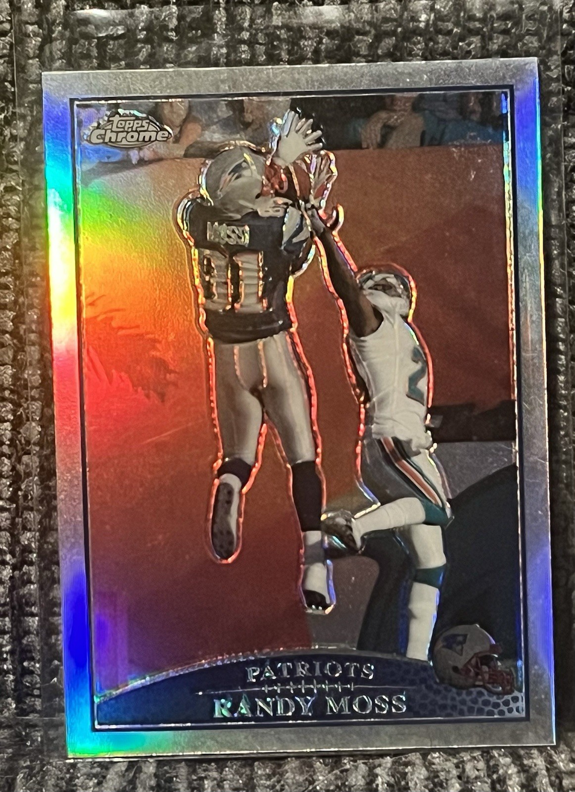 Randy Moss Refractor 2009 Topps Chrome #TC7 Patriots Mossed HOF
