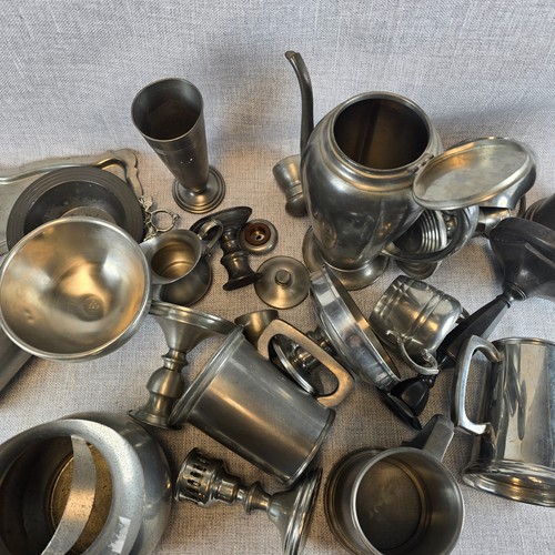 Zinnschrott Lot 14 Pfund alle markiert Zinn kein Wilton kein gewichtetes Handwerk Schmelzen - Bild 4 von 5