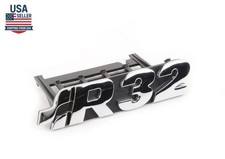 Vw Golf Mk4 Mk5 Front Grill Chrome Black R32 Badge Emblem Genuine 1j6853679dpwv