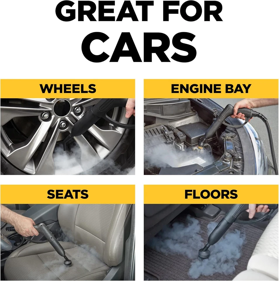 Wagner 905E Autoright Car Steam Cleaner With 12 Accessories Chemical Free Cle... - Image 3 of 4